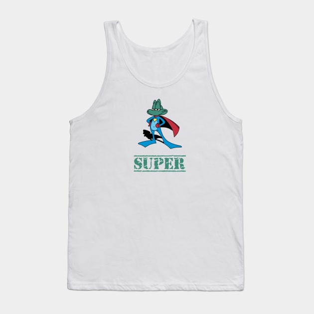 SuperTeeFrog Tank Top by Annotype